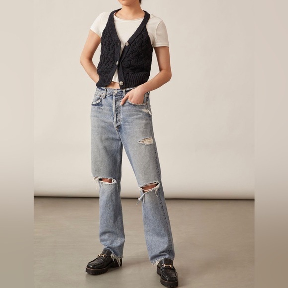 NWTS ANTHROPOLOGIE CABLE KNIT VEST (L) - Picture 4 of 17